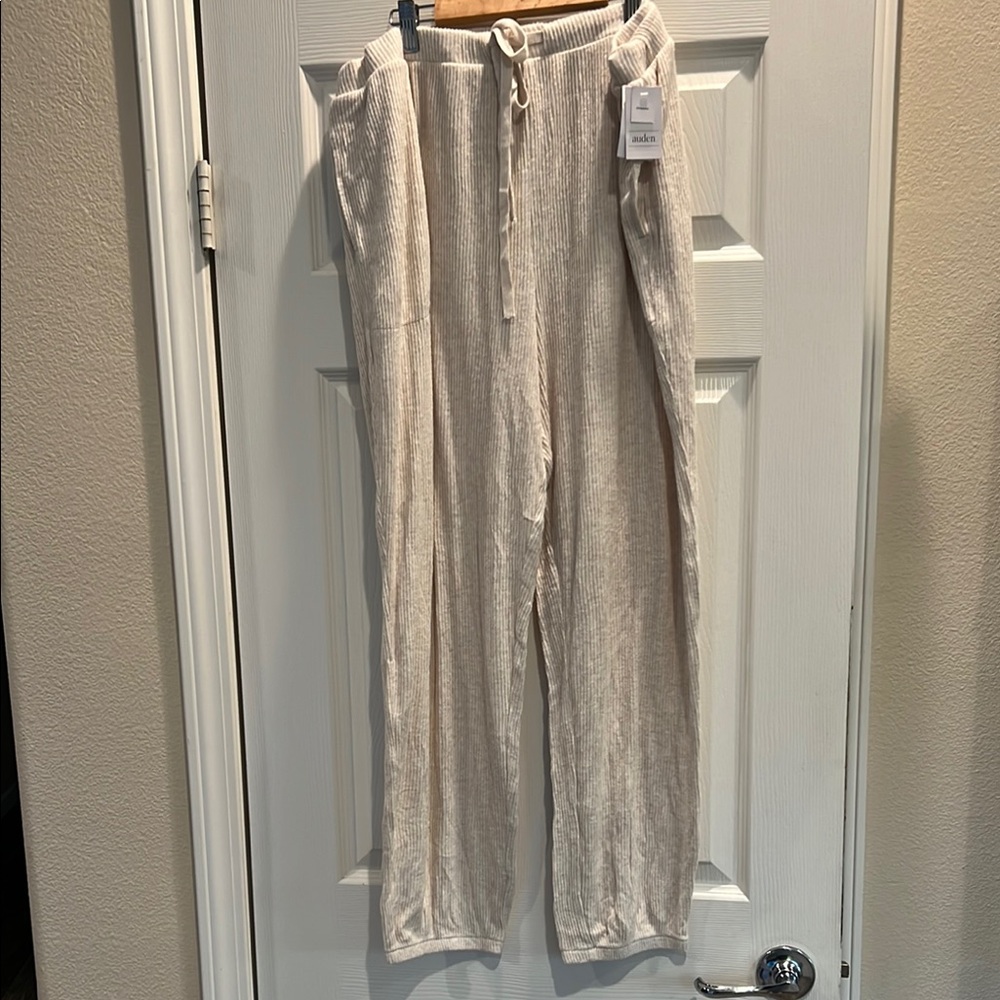 Cozy ribbed jogger or sleep pants
